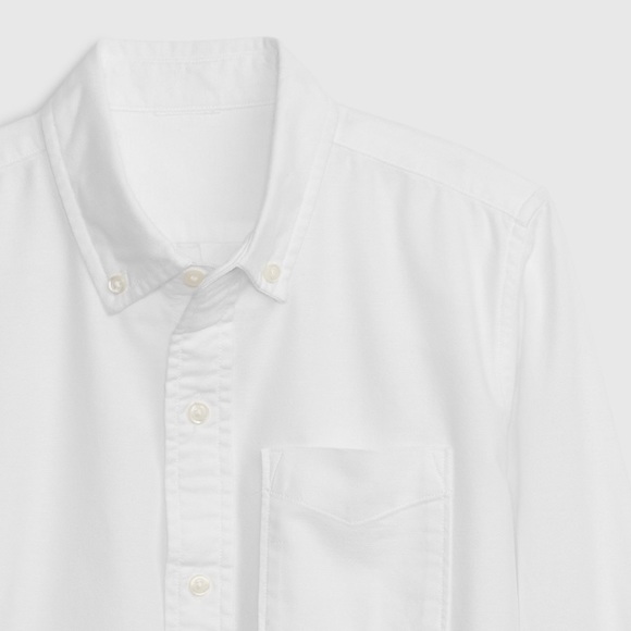 Gap Kids Organic Cotton Uniform Oxford Shirt - Picture 2 of 5